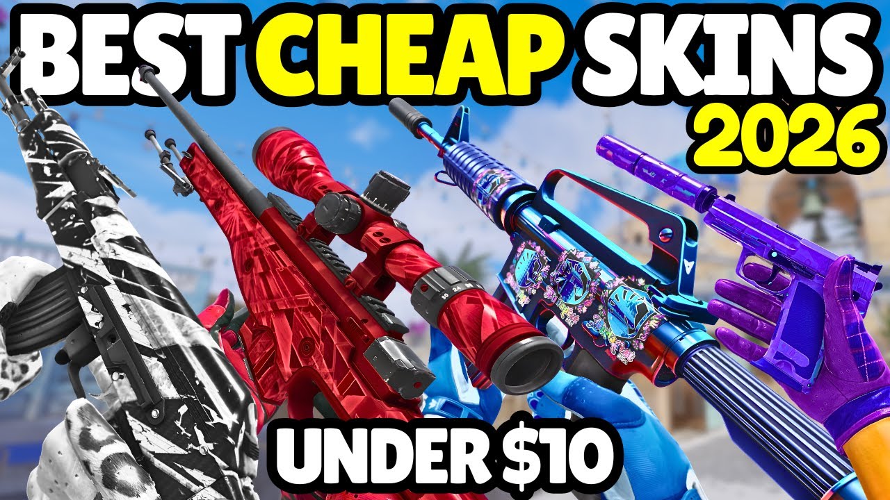 ТОП-20 лучших недорогих скинов 2026 года стоимостью до 10 долларов (бюджетные скины для CS2)
