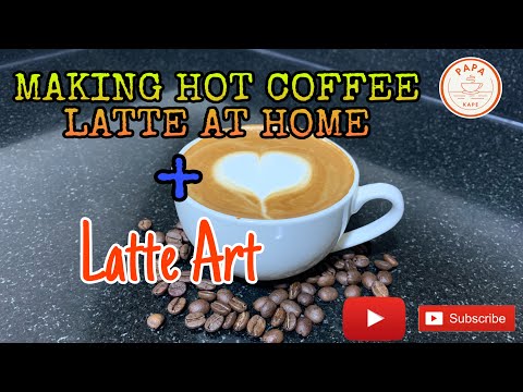 MAKING COFFEE LATTE at HOME + LATTE ART | Cafe Vlog | PAPA Kape Official