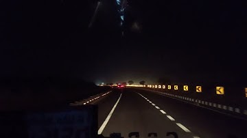 GSRTC Bus Overtaking On Road Express Highway No.1 in Night‎‎@driconkiduniya