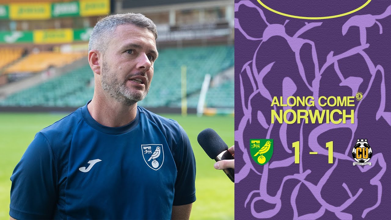 MARTIN HERDMAN REACTION | Norwich City 1-1 Cambridge United | Along Come Norwich