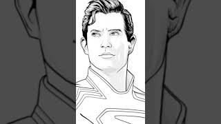 SUPEER MAN - TIME - LAPSE ILLUSTRATIONS - A SECRET TECHNIQUE RARELY TAUGHT! #timelapse #superhero