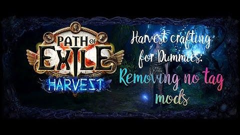 Crafting for dummies: Removing no Tag Mods