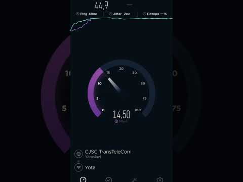 Скорость #Yota интернет