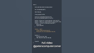 Nginx and PHP setup preview