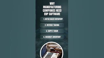 Importance of ERP Software for Manufacturing Companies