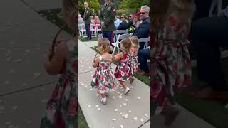 3 Flower Girls Stage A PETAL HEIST At Wedding 🌸😂