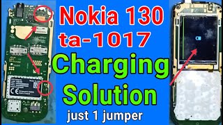 Nokia 130 ta1017 Charging Problem Solution just 1 jumper
