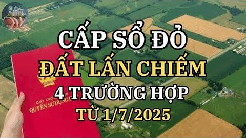 4 Trường Hợp Đất Lấn Chiếm Vẫn Được Cấp Sổ Đỏ Từ Ngày 1/7/2025 | Góc Nhìn Nhà Đất 360