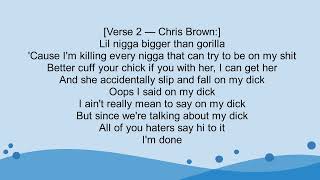 Chris Brown - Look At Me Now (LYRICS) ft. Lil Wayne, Busta Rhymes