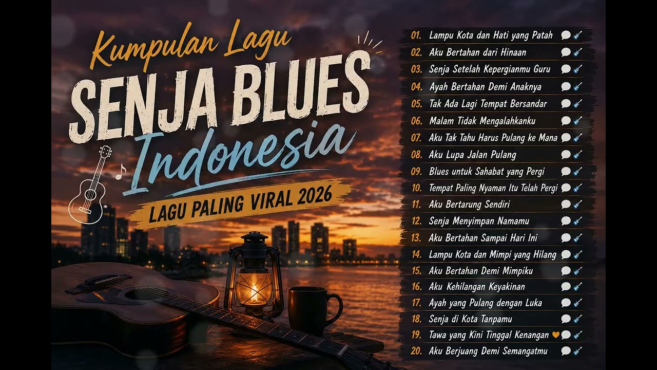 Kumpulan Lagu Senja Blues Indonesia Terbaik 2026 | Full Album Terbaru🎸