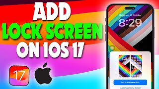 how to add lock screen on iOS 17 of iPhone | PIN TECH | screenshot 4