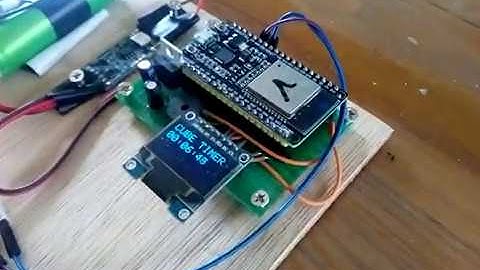 cube timer - esp32