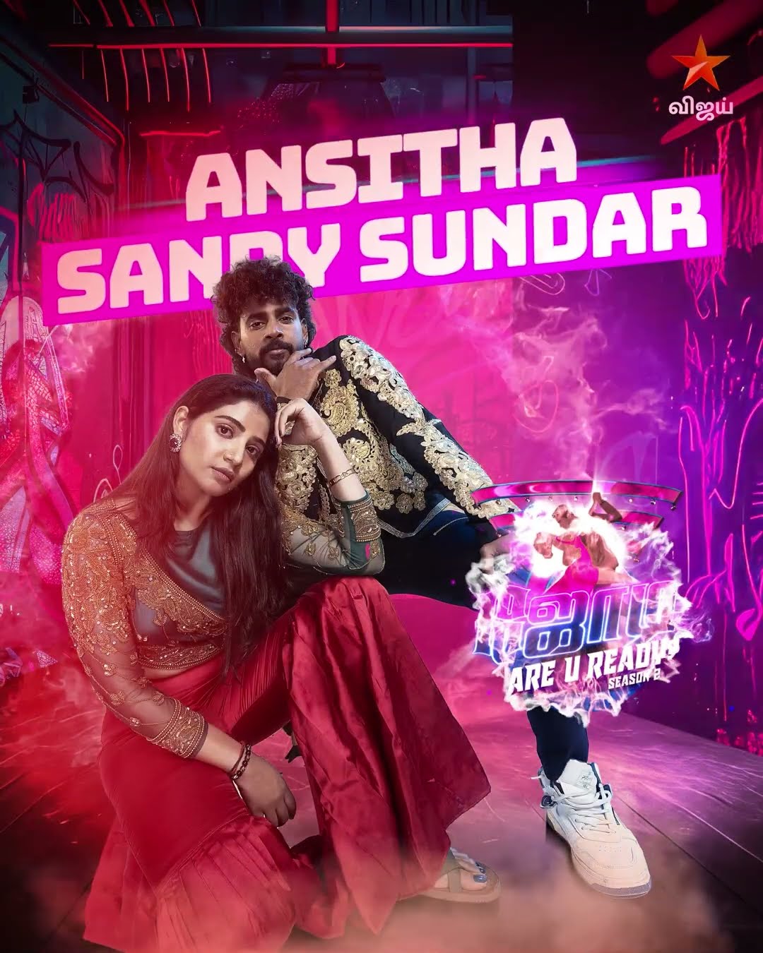 Introducing #SandySundar #Ansitha ??| Jodi Are U Ready Season 2