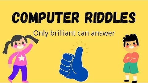 Computer Riddles | kidscuteworld