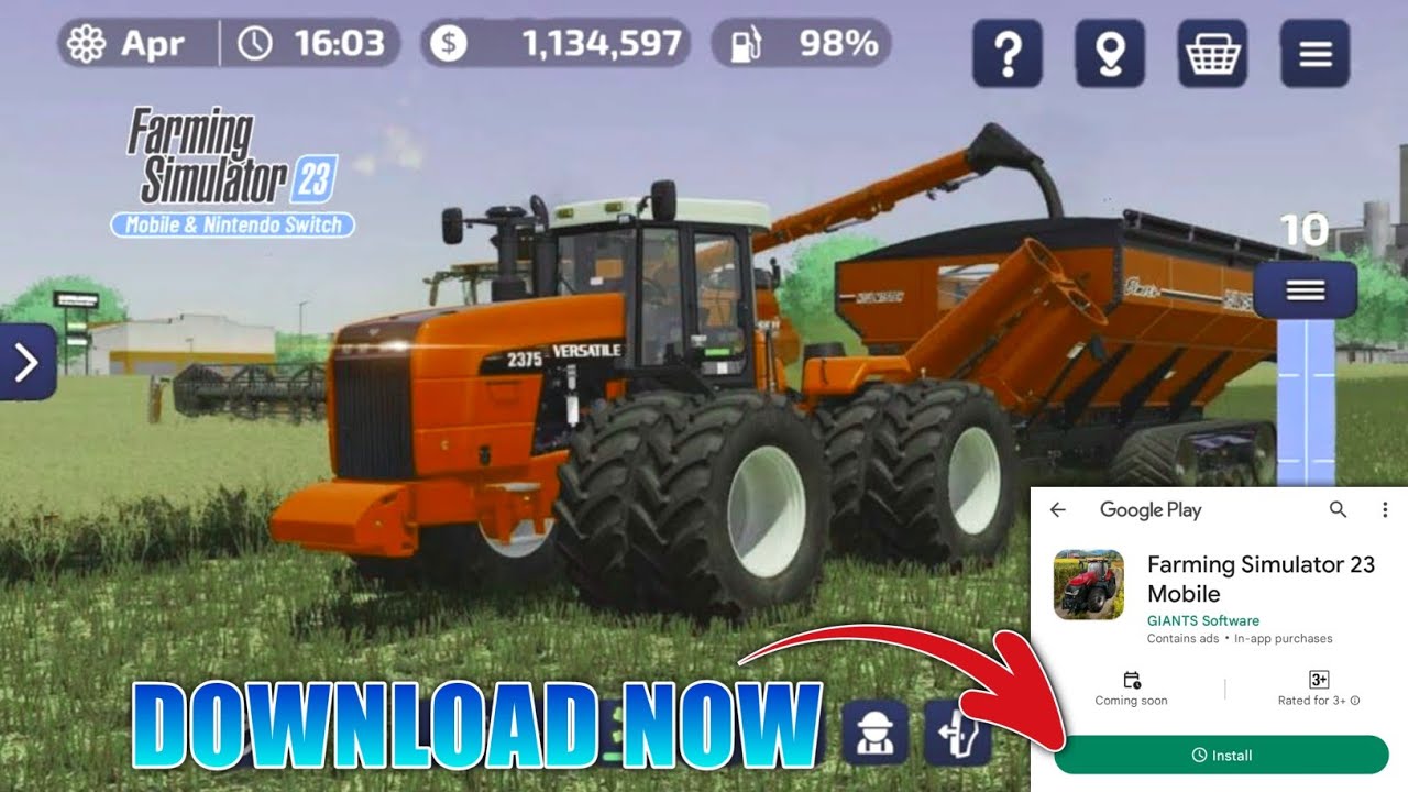 Farming Simulator 23 Mobile & Nintendo Switch Free Download Link