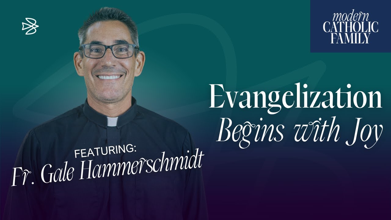 Евангелизация начинается с радости.