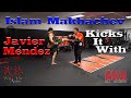 Islam Makhachev Kicks It with Javier Méndez Ислам Махачев пиная с Хавьера Мендеса