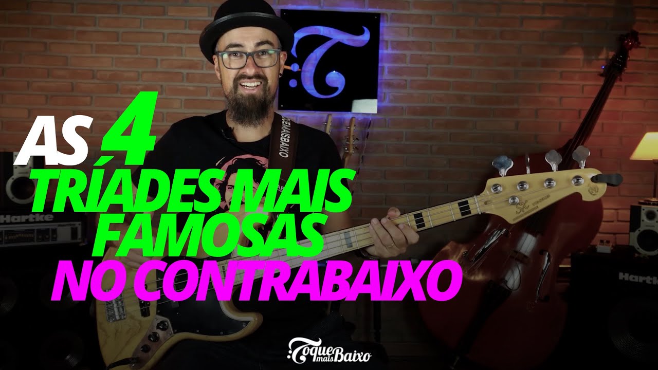 APRENDA AS 4 TRÍADES MAIS FAMOSAS NO CONTRABAIXO | Ep334