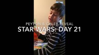 Peyton & Caleb Reveal Star Wars: Day 21