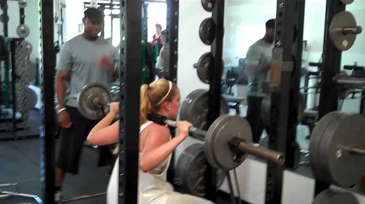 Shannon Jewett - Box Squats 165lbs!