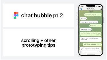 Figma tutorial: Chat (message) bubble component pt.1 / Mobile app design