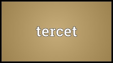 Tercet Meaning