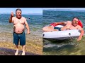 Increíble Don Shorty Se Avienta Un Clavado En El Agua Fresca Del Lago! #laketahoe #famosos