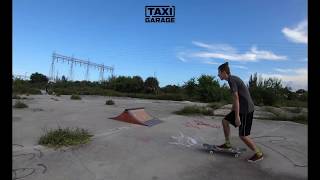 Crazy Carting in a Skate Park