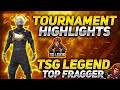 TOURNAMENT HIGHLIGHTS || TOP FRAGGER BOLTE 🔥 || TSG LEGEND TOURNAMENT PERFORMANCE