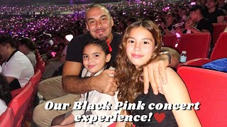 Our Black Pink concert experience! ❤️