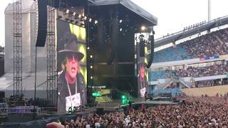 Video thumbnail of "Guns N' Roses - Welcome To the Jungle July 21st 2018 Ullevi Stadium Gothenburg."