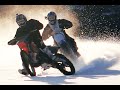 Ultimate honda  yamaha motocross ice drifting