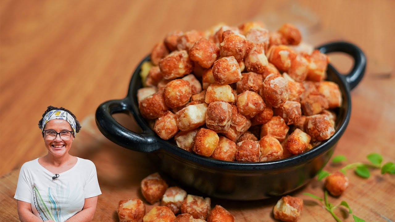 DELICIOSA RECEITA DE PIPOCA DE QUEIJO COALHO: APERITIVO CROCANTE E IRRESISTÍVEL.