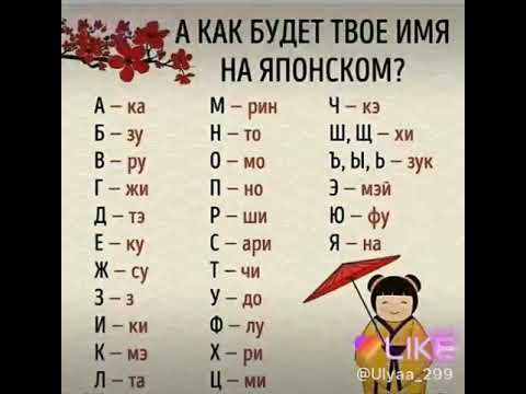 Имя карина на японском