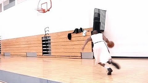 Dre Baldwin: Baseline Drive Jumpstop Reverse Left Hand Layup Pt. 1 | Scoring Over Shot Blockers