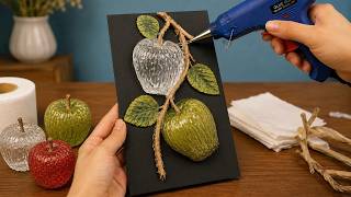 😍🍏 DIY Tips! I Poured Hot Silicone Over an Apple!