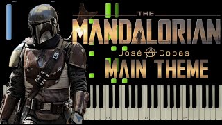 The Mandalorian - "The Mandalorian" | Tema Principal (Piano Tutorial + Partitura + MIDI)