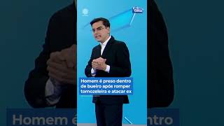 Man arrested inside a sewer after breaking his ankle monitor and attacking his ex-girlfriend #Bal...