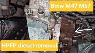How to remove the High Pressure Fuel Pump! Bmw M47 M57 engines