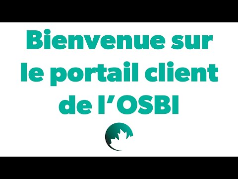 Bienvenue sur le portail client de l’OSBI