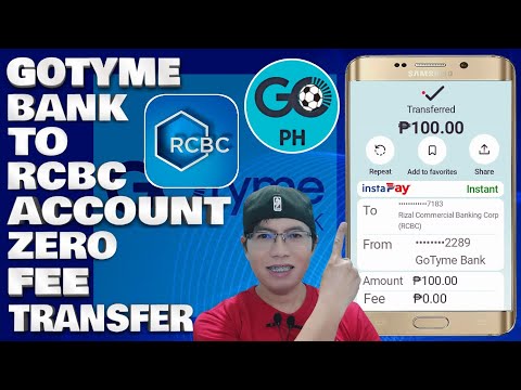 GoTyme Bank To RCBC Savings Account Zero Fee Transfer Guide Tutorial For Beginners