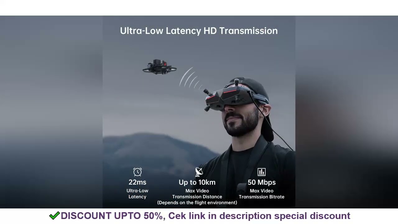 Caddx Walksnail Avatar HD Goggles X 5.8G Digital Transmition FPV Goggles Analog And Digital HDMI