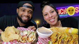 Grilled Califlower Tacos, QuesoBirria Tacos, Mexican Street Corn, and Chips From Cuchos.Was it good?
