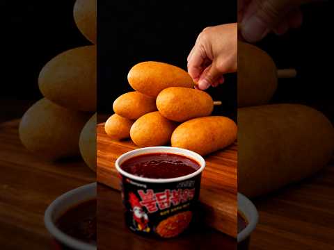American Hot Dogs vs. a Movie Intro #buldak  🎬 IB: @BayashiTV_ @Lionfield