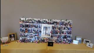 "DIY Graduation Picture Display Board Made from Pallets | Open House Decor Idea