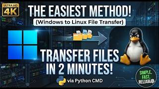 Windows to Linux File Transfer via Python CMD | Step-by-Step Guide | Exploitra Project