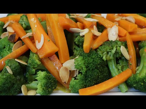 Salada de cenoura e brocolis