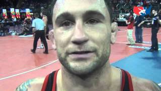 Frankie Edgar after win at Grapple at the Garden