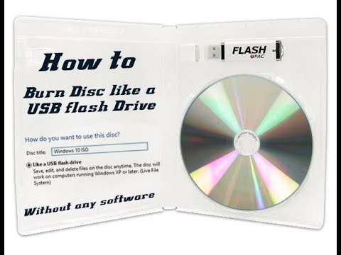 वीडियो: USB फ्लैश ड्राइव से डिस्क में कैसे बर्न करें