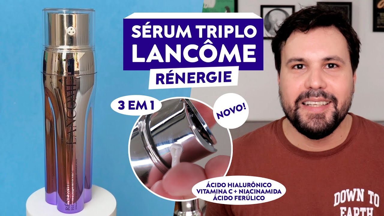 LANCÔME RÉNERGIE H.C.F. Triple Serum Anti-idade com Hialurônico Vitamina C Niacinamida Ferúlico